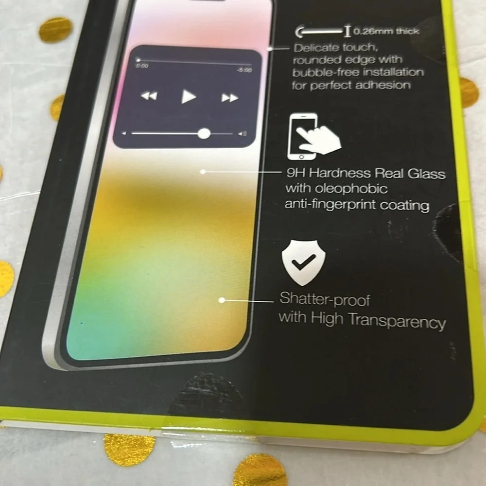 Tempered Glass Screen Protector for 📱 iPhone 12 Mini NWT